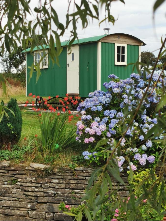 Toms Hut And Robins Rest Shepherd Huts Near Wadebridge Exteriör bild